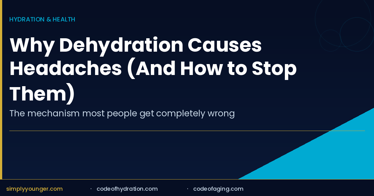 Dehydration Headaches: Why Water Is the First Thing to Check