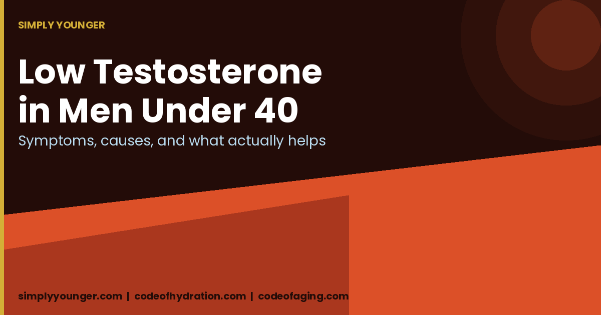 Low Testosterone Symptoms in Men Under 40: What You Need to Know