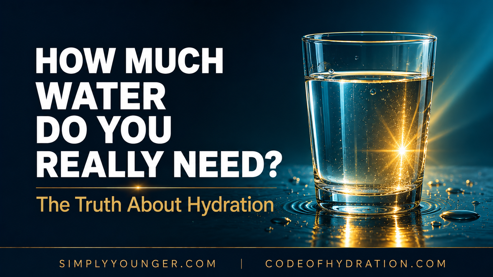 How Much Water Should You Actually Drink a Day?