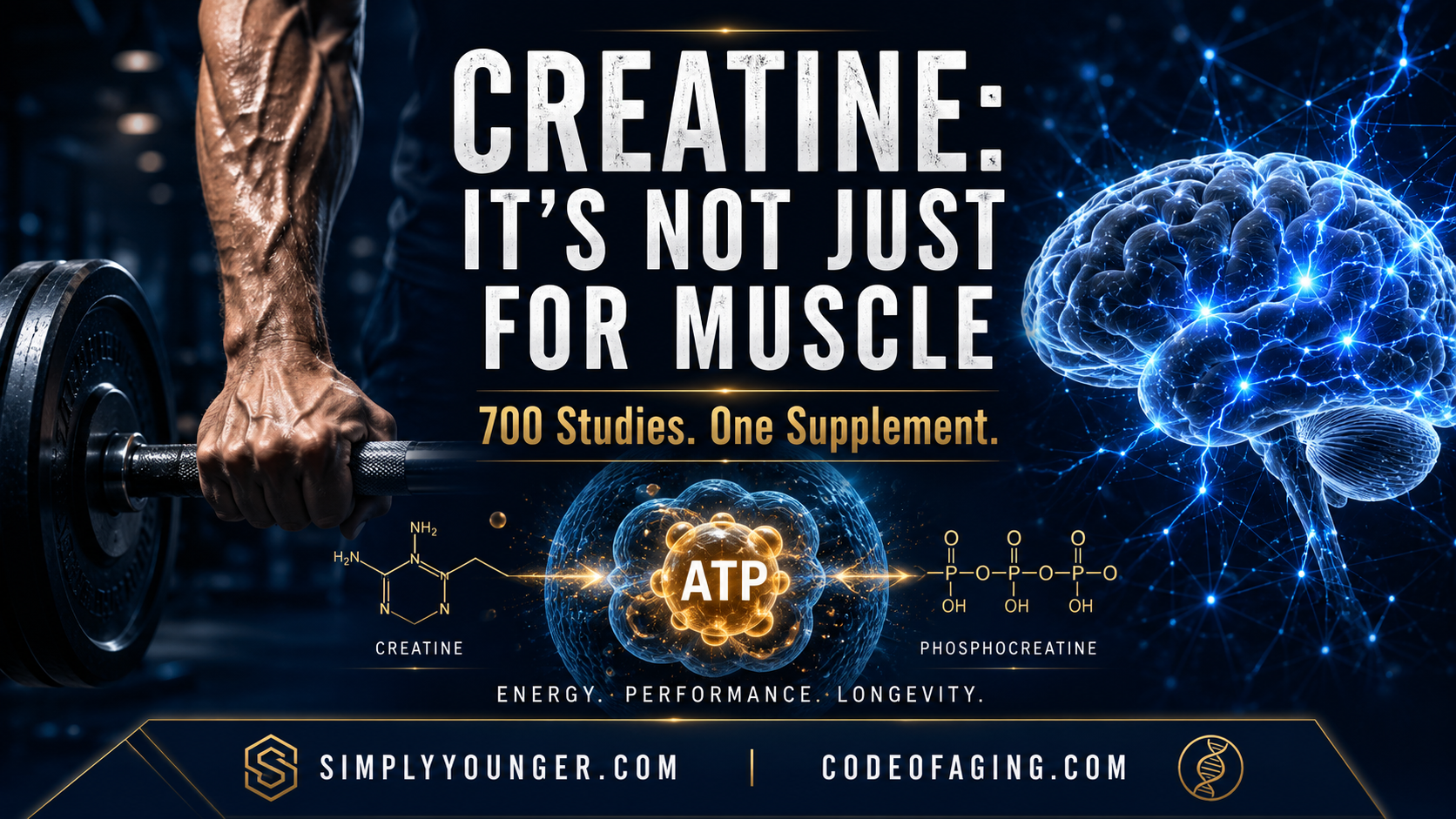 Creatine Benefits Beyond the Gym: What 700 Studies Say About Brain Health, Muscle and Longevity