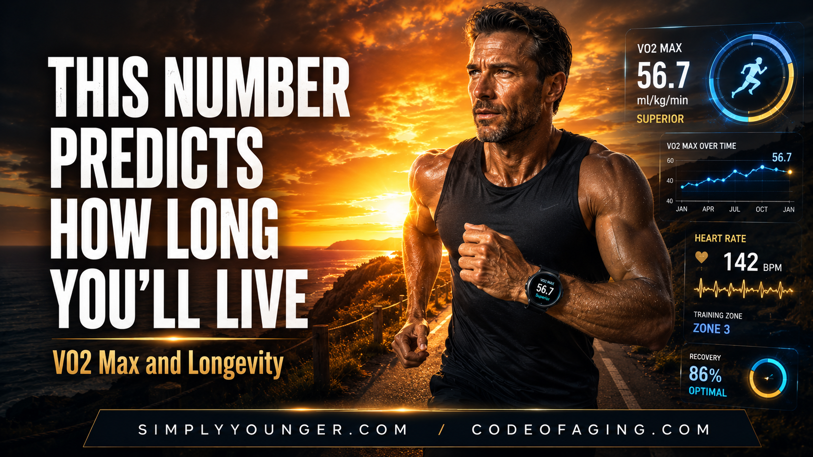 VO2 Max and Longevity: The Number That Predicts How Long You’ll Live (And How to Improve It After 40)
