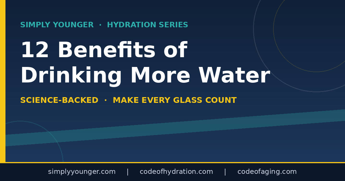 12 Science-Backed Benefits of Drinking More Water (and How to Make Every Glass Count)