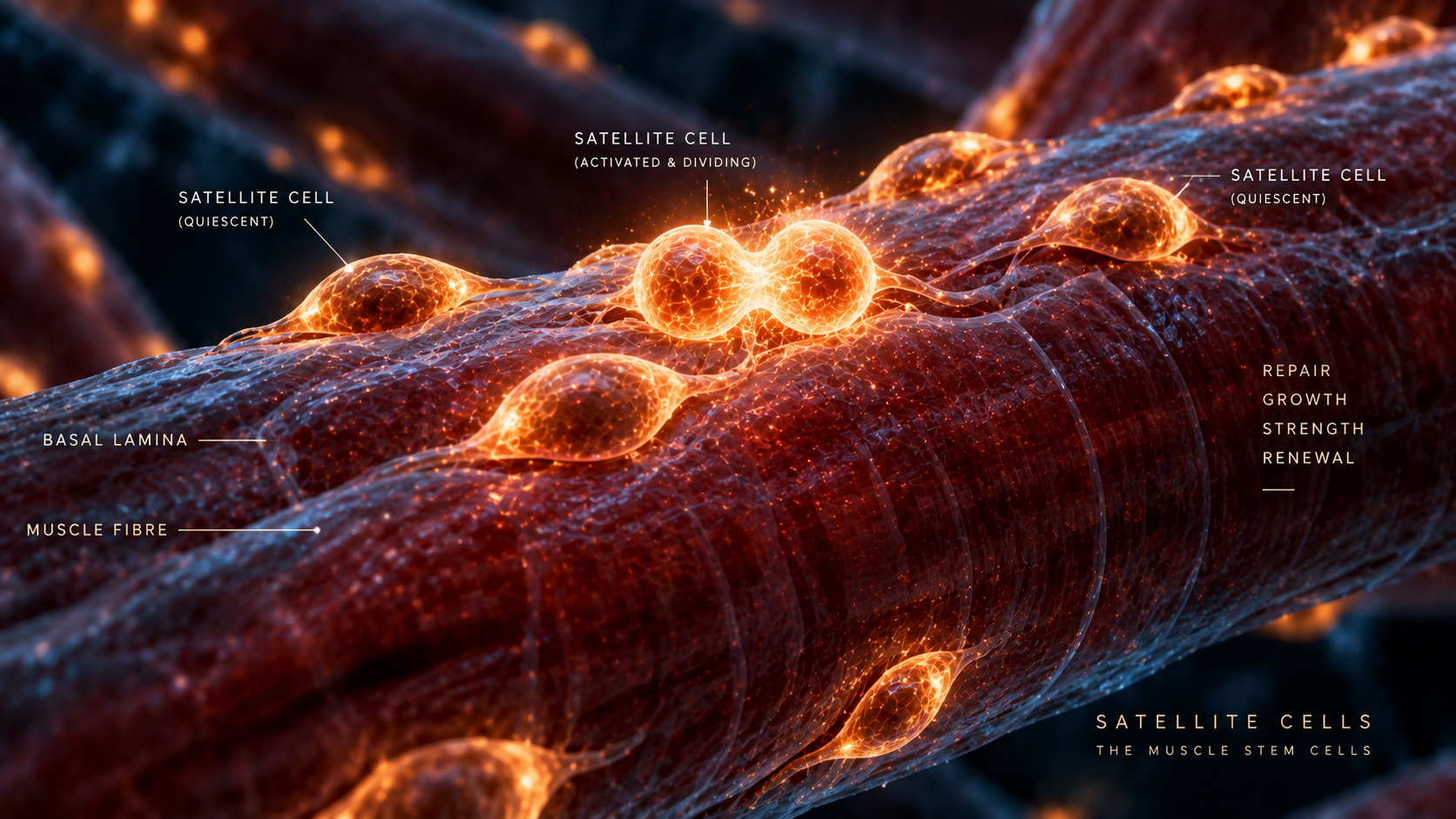 Satellite Cells: The Muscle Stem Cells That Shrink After 40
